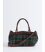 Vanessa Bruno lune bag tartan et suede