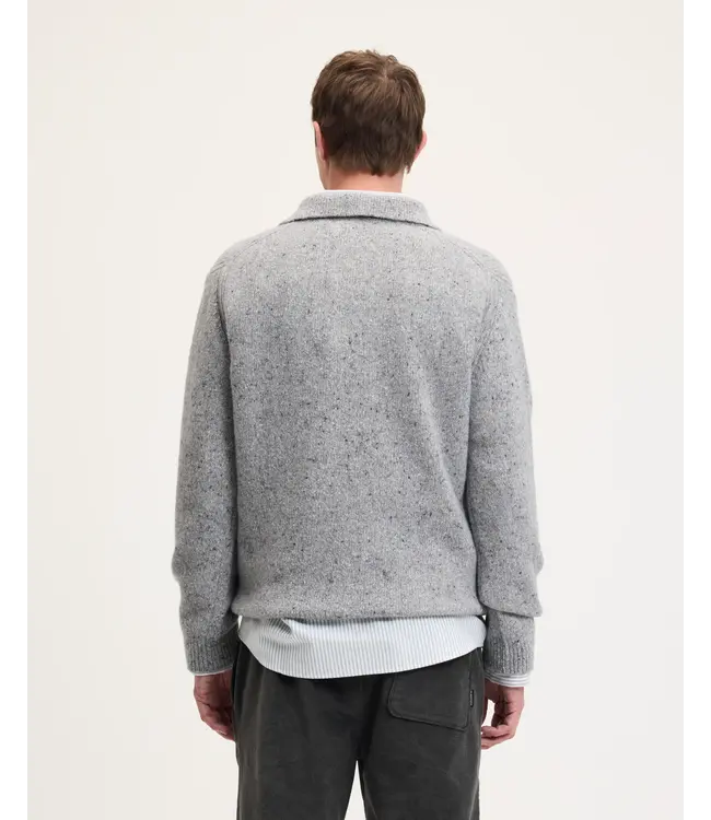 The GoodPeople Kpolo mid grey melange 2501