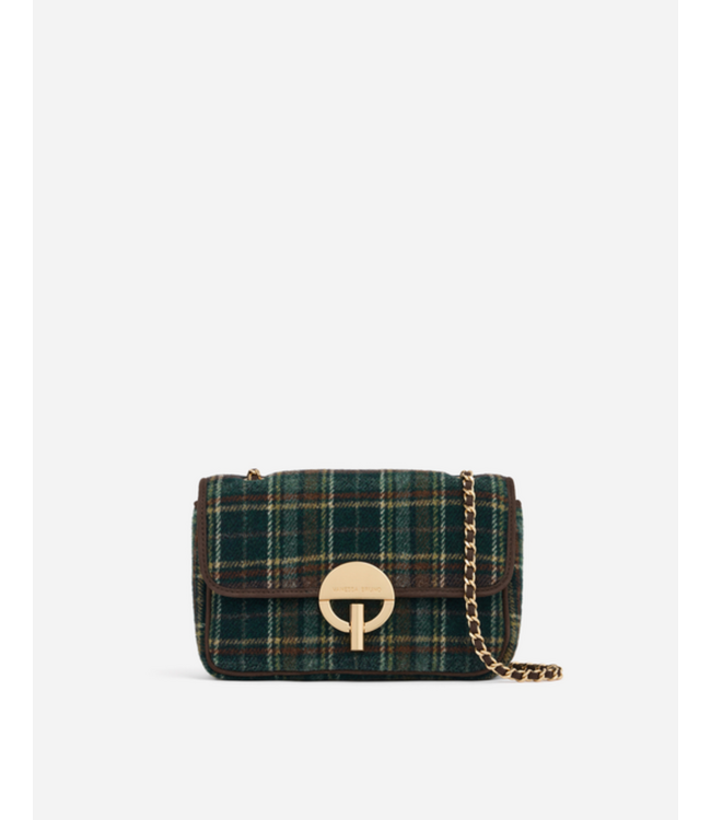Vanessa Bruno Moon Moyen Vert Tartan