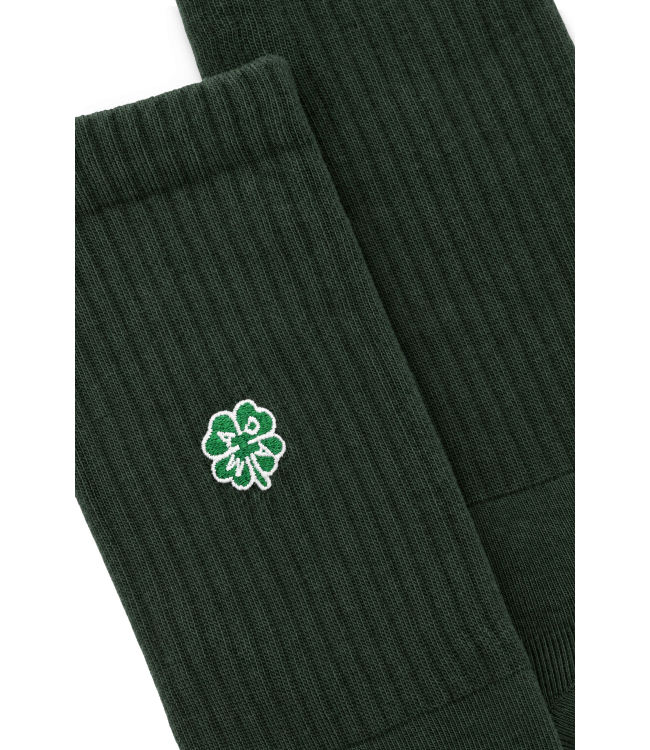 A-dam Crew socks lucky clover green