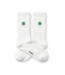 A-dam Crew socks lucky clover white