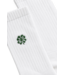 A-dam Crew socks lucky clover white