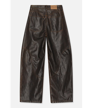 Baum und Pferdgarten Napolen faux leather brown pants