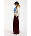 Essentiel Antwerp Kanada Knitted Jacket Faux Fur Off-White