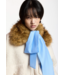 Essentiel Antwerp Kanada Knitted Jacket Faux Fur Off-White