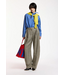 Essentiel Antwerp Karol Checked Pants Brown Sugar