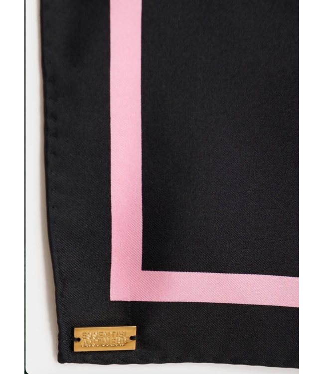 Essentiel Antwerp Klassik Printed Scarf Steel Pulse