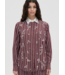 Stine Goya Oversized Shirt Embellished Uniform Stripes