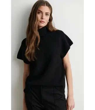 Second Female Ettas Knit Vest Black