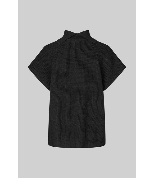 Second Female Ettas Knit Vest Black