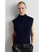 Second Female Longo Knit T-Neck Vest Night Sky