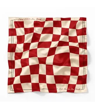 Old Habits die Hard Juicy flow scarf Red/creme