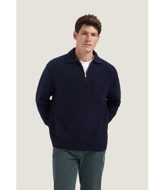 Dstrezzed Zac polo sweater navy