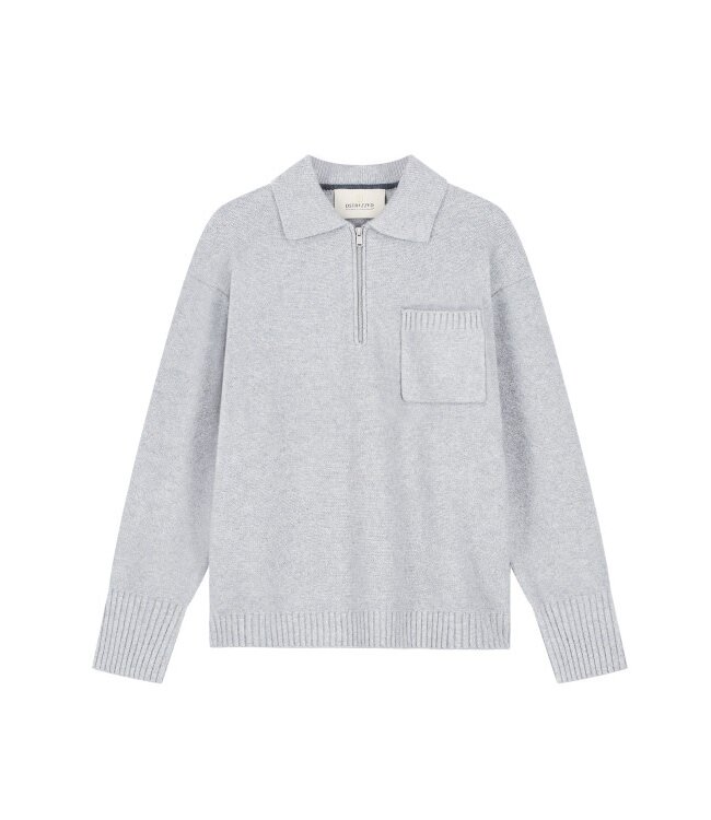 Dstrezzed Zac polo sweater grey