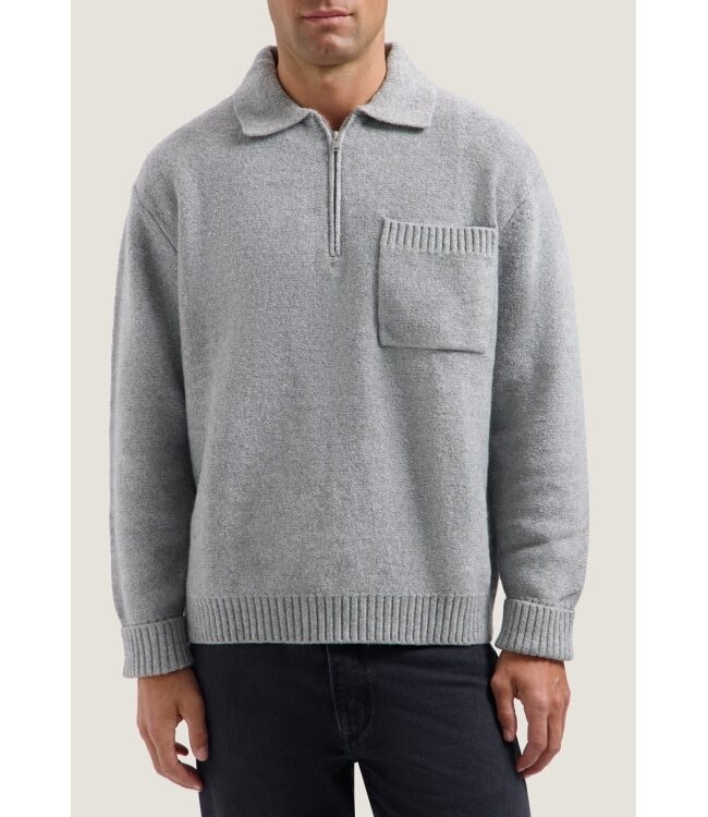 Dstrezzed Zac polo sweater grey