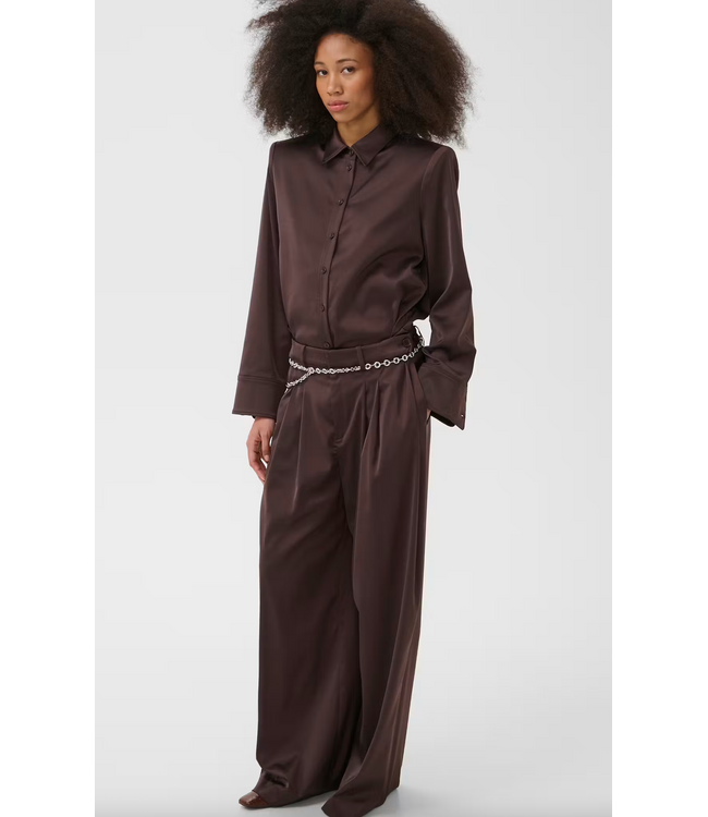 Gestuz GZelva HW pants deep plum