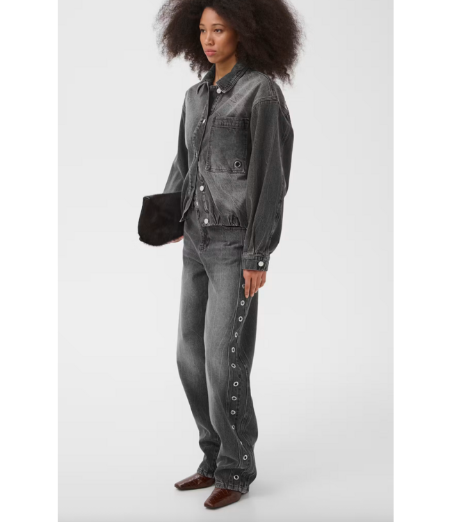 Gestuz GZleida HW balloon jeans grey wash