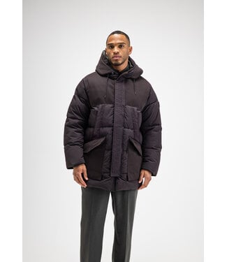 Butcher of Blue Barrett puffer jacket topaz brown