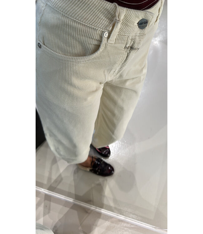 Closed Jazzie Barrel jeans Rib Creme