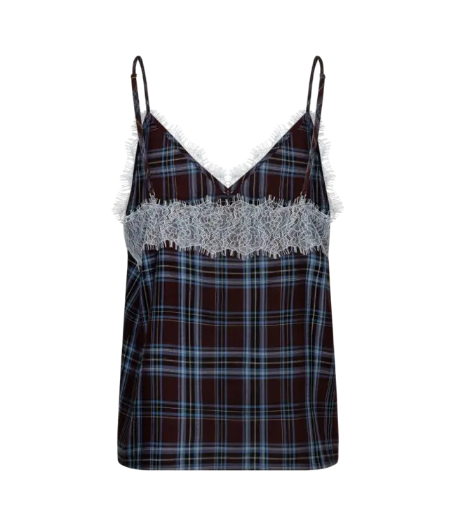 Love Stories Windel Strappy Camisole Top Check