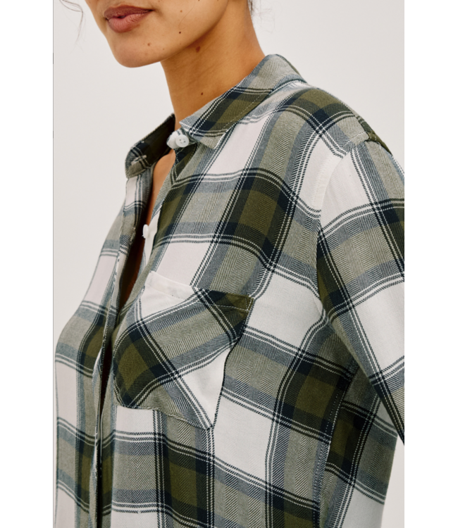 Rails Hunter Blouse Olive Ivor