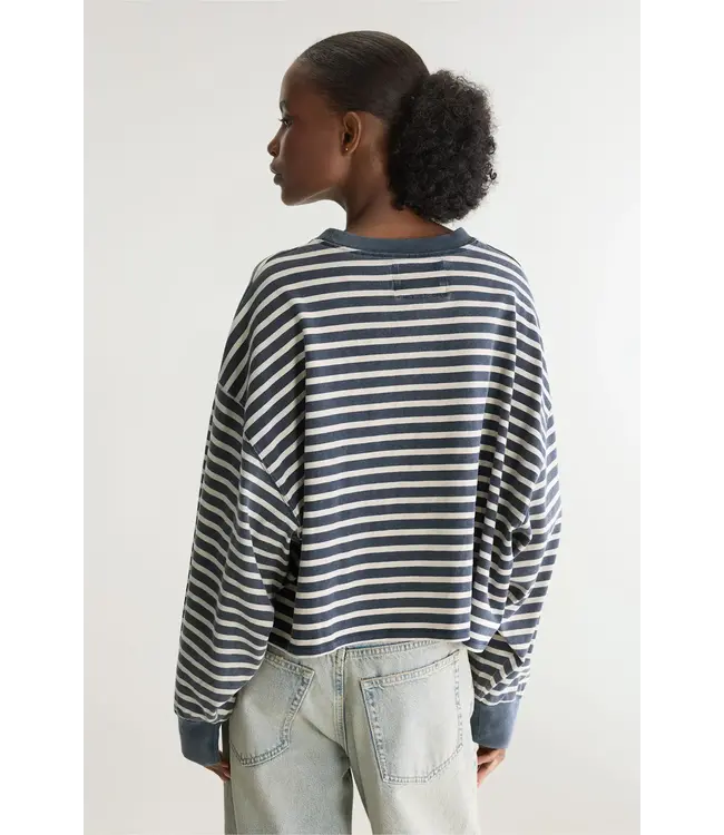 Bellerose Franto Longsleeve Navy Stripe