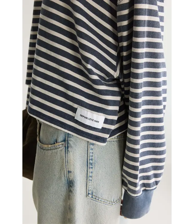 Bellerose Franto Longsleeve Navy Stripe