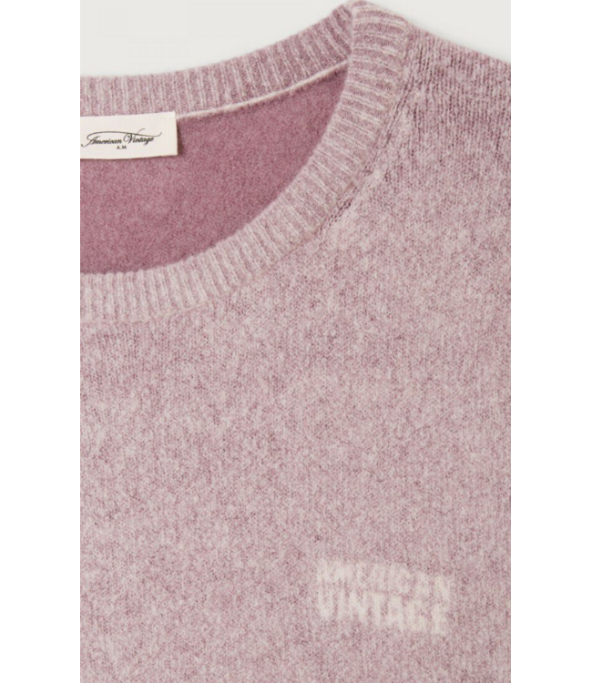 American Vintage Damsville sweater Violine Print