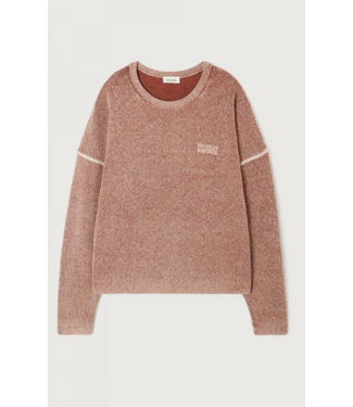 American Vintage Damsville sweater noisette print