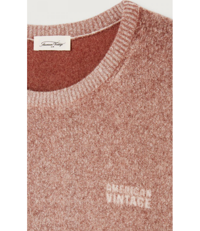 American Vintage Damsville sweater noisette print