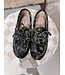 Posa Boat Loafer Leather Camo Green