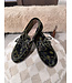 Posa Boat Loafer Leather Camo Green