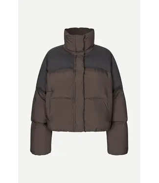 Samsøe Samsøe Safern puffer mulch black