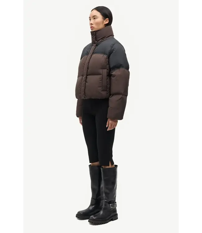 Samsøe Samsøe Safern puffer mulch black