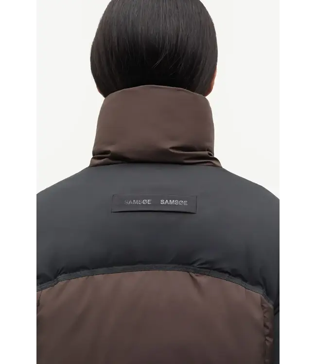 Samsøe Samsøe Safern puffer mulch black