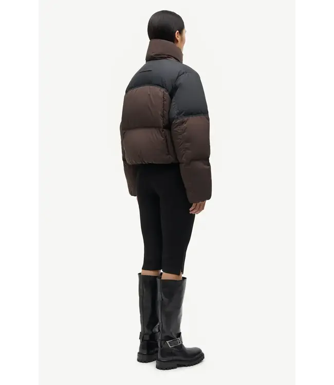 Samsøe Samsøe Safern puffer mulch black