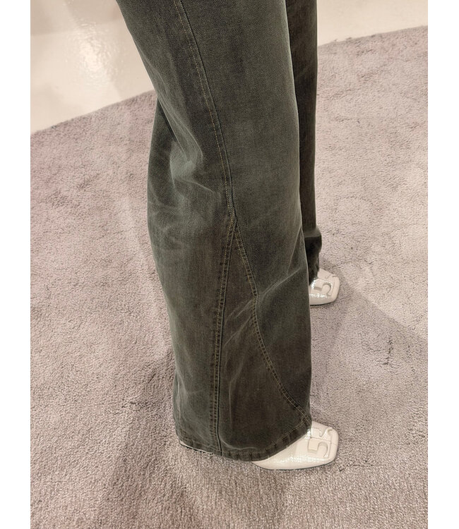 Lois Skater Flare Otto Scrap Kombu Green
