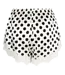 Love Stories Bennie Loose Silk Shorts Polka Dot