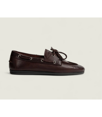 Posa Boat Loafer Soft Leather Burgundy