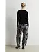 Second Female Stina knit wrap v-neck black