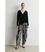 Second Female Stina knit wrap v-neck black