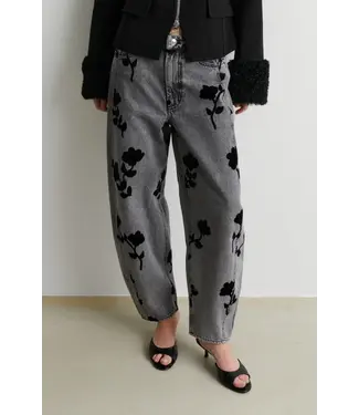 Second Female Lawrissa denim barrel jeans denim grey