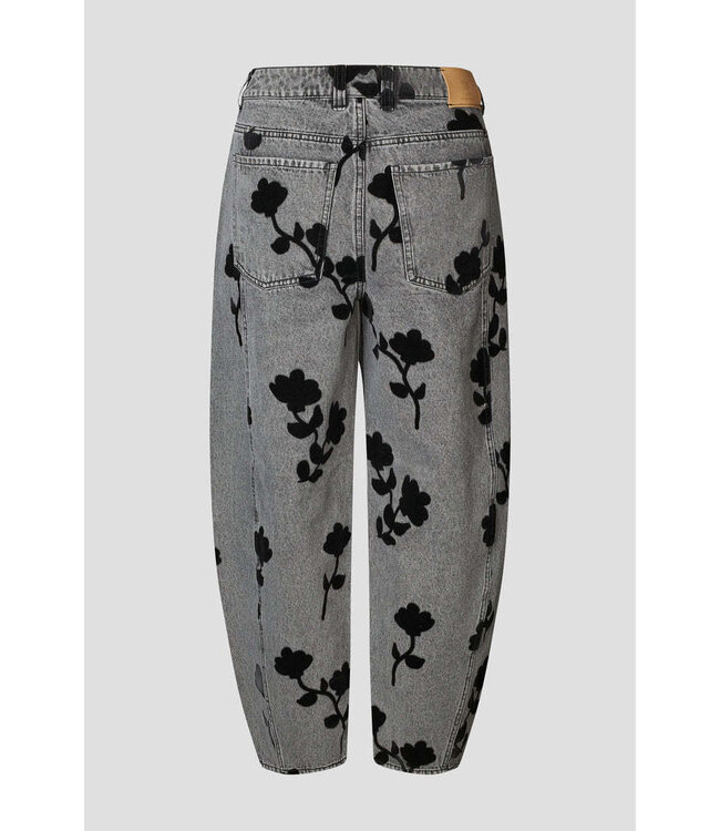 Second Female Lawrissa denim barrel jeans denim grey