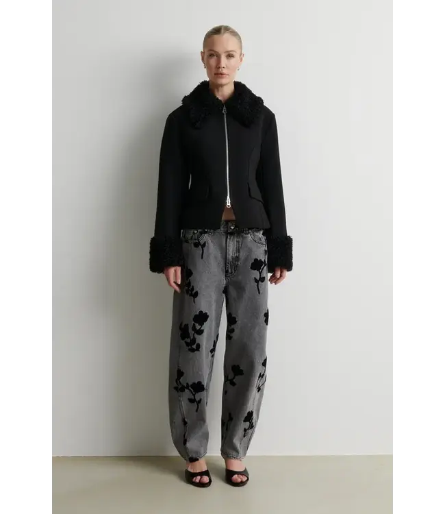 Second Female Lawrissa denim barrel jeans denim grey