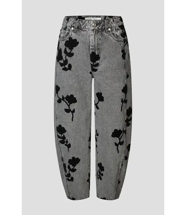 Second Female Lawrissa denim barrel jeans denim grey