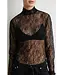 Second Female Luria LS Lace Tee black