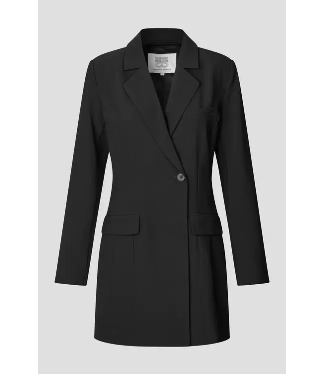 Second Female Festa fitted blazer dress black