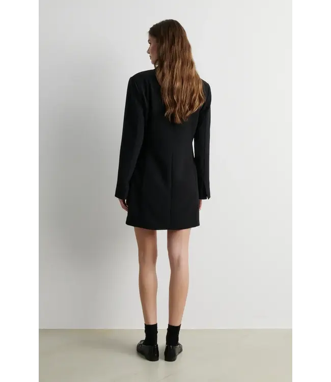 Second Female Festa fitted blazer dress black