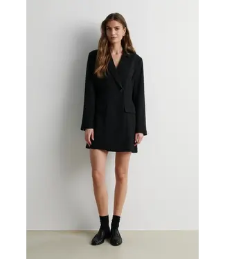 Second Female Festa fitted blazer dress black