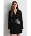 Second Female Festa fitted blazer dress black